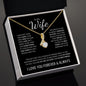 To My Wife (Black Card) | I Love You Forever & Always | Alluring Beauty Necklace - ALL4THEGIFTOFIT