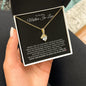 To The Best Mother-In-Law | Lucky and Blessed (Son-In-Law) | Alluring Beauty Necklace - Gift for Mother's Day, Wedding, Birthday, Holidays - ALL4THEGIFTOFIT