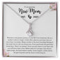 To An Amazing New Mom - Rewarding Blessing | Love Knot Necklace - Gift for Mother's Day, First Time Moms, Baby Shower Gift - ALL4THEGIFTOFIT