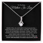 To The Best Mother-In-Law | Lucky and Blessed (Son-In-Law) | Alluring Beauty Necklace - Gift for Mother's Day, Wedding, Birthday, Holidays - ALL4THEGIFTOFIT