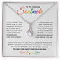 To My Amazing Soulmate | Through My Eyes | Alluring Beauty Necklace - Gift for Wife, Fiancée, Girlfriend, Birthday, Anniversary - ALL4THEGIFTOFIT