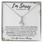 I'm Sorry - For Hurting You | I Was a Fool | Alluring Beauty Necklace - Gift for Wife, Soulmate, Fiancée, Girlfriend - ALL4THEGIFTOFIT
