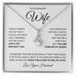 To My Beautiful Wife | Forever My Queen | Alluring Beauty Necklace - Gift for Soulmate - ALL4THEGIFTOFIT
