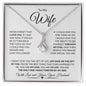 To My Wife | Through My Eyes | Alluring Beauty Necklace - Gift for Soulmate, Birthday, Anniversary - ALL4THEGIFTOFIT