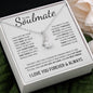 To My Soulmate | Forever & Always | Alluring Beauty Necklace = Gift for Wife, Fiance, Girlfriend - ALL4THEGIFTOFIT