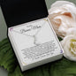To My Bonus Mom | Life Gave Me the Gift of You | Alluring Beauty Necklace - ALL4THEGIFTOFIT