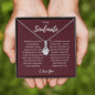 To My Soulmate | The Best Thing That Happened to Me - Alluring Beauty Necklace - Gift for Wife, Fiancée, Girlfriend, Birthday, Valentine's Day, Anniversary, Christmas - ALL4THEGIFTOFIT