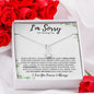 I'm Sorry - For Hurting You | I Was a Fool | Alluring Beauty Necklace - Gift for Wife, Soulmate, Fiancée, Girlfriend - ALL4THEGIFTOFIT