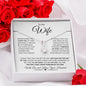 To My Wife | Through My Eyes | Alluring Beauty Necklace - Gift for Soulmate, Birthday, Anniversary - ALL4THEGIFTOFIT