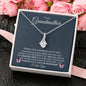 To My Grandmother | Always In Your Heart | Alluring Beauty Necklace - Gift for Mother's Day, Birthday, Holidays - ALL4THEGIFTOFIT