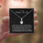 To The Best Mother-In-Law | Lucky and Blessed (Son-In-Law) | Alluring Beauty Necklace - Gift for Mother's Day, Wedding, Birthday, Holidays - ALL4THEGIFTOFIT