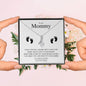 To My Mommy | Close To Your Heart | Alluring Beauty Necklace - Gift for Wife, Soulmate, Fiancée, Girlfriend - ALL4THEGIFTOFIT