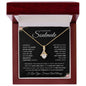 To My Beautiful Soulmate | You are my Life & My Strength | Alluring Beauty Necklace - Gift for Wife, Fiancée, Girlfriend - ALL4THEGIFTOFIT