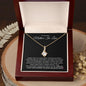 To The Best Mother-In-Law | Lucky and Blessed (Son-In-Law) | Alluring Beauty Necklace - Gift for Mother's Day, Wedding, Birthday, Holidays - ALL4THEGIFTOFIT