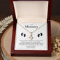 To My Mommy | Close To Your Heart | Alluring Beauty Necklace - Gift for Wife, Soulmate, Fiancée, Girlfriend - ALL4THEGIFTOFIT