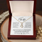To My Wife | Through My Eyes | Alluring Beauty Necklace - Gift for Soulmate, Birthday, Anniversary - ALL4THEGIFTOFIT