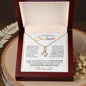 To My Amazing Soulmate | Through My Eyes | Alluring Beauty Necklace - Gift for Wife, Fiancée, Girlfriend, Birthday, Anniversary - ALL4THEGIFTOFIT