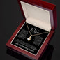 To My Wife (Black Card) | I Love You Forever & Always | Alluring Beauty Necklace - ALL4THEGIFTOFIT