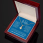 To My Wife (Blue Card) | I Love You Forever & Always | Alluring Beauty Necklace - ALL4THEGIFTOFIT