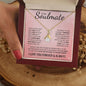 To My Soulmate | My Love & My Best Friend | Alluring Beauty Necklace - Gift for Wife, Fiance, Girlfriend - ALL4THEGIFTOFIT