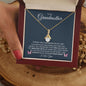 To My Grandmother | Always In Your Heart | Alluring Beauty Necklace - Gift for Mother's Day, Birthday, Holidays - ALL4THEGIFTOFIT