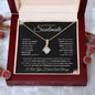 To My Beautiful Soulmate | You are my Life & My Strength | Alluring Beauty Necklace - Gift for Wife, Fiancée, Girlfriend - ALL4THEGIFTOFIT