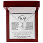 To My Wife | Through My Eyes | Alluring Beauty Necklace - Gift for Soulmate, Birthday, Anniversary - ALL4THEGIFTOFIT