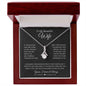 To My Beautiful Wife | Through My Eyes | Alluring Beauty Necklace - Gift for Soulmate - ALL4THEGIFTOFIT