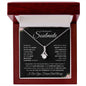 To My Beautiful Soulmate | You are my Life & My Strength | Alluring Beauty Necklace - Gift for Wife, Fiancée, Girlfriend - ALL4THEGIFTOFIT