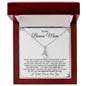 To My Bonus Mom | Life Gave Me the Gift of You | Alluring Beauty Necklace - ALL4THEGIFTOFIT