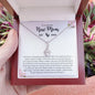 To An Amazing New Mom - Rewarding Blessing | Love Knot Necklace - Gift for Mother's Day, First Time Moms, Baby Shower Gift - ALL4THEGIFTOFIT