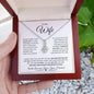 To My Wife | Through My Eyes | Alluring Beauty Necklace - Gift for Soulmate, Birthday, Anniversary - ALL4THEGIFTOFIT