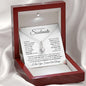 To My Beautiful Soulmate | Always in My Heart | Alluring Beauty Necklace - Gift for Wife, Fiancée, Girlfriend - ALL4THEGIFTOFIT