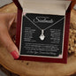 To My Beautiful Soulmate | You are my Life & My Strength | Alluring Beauty Necklace - Gift for Wife, Fiancée, Girlfriend - ALL4THEGIFTOFIT