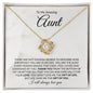 To My Amazing Aunt | Life Gave Me the Gift of You | Love Knot Necklace - ALL4THEGIFTOFIT
