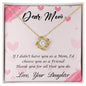 Dear Mom | Thank You | Love Knot Necklace - Gift for Mother's Day, Birthdays, Holidays, Just Because - ALL4THEGIFTOFIT