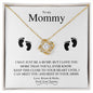 To My Mommy | Close To Your Heart | Love Knot Necklace - Gift for Wife, Soulmate, Fiancée , Girlfriend - ALL4THEGIFTOFIT