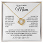 To My Caring Mom | You are Loved | Love Knot Necklace - Gift for Mother's Day, Birthdays, Holidays - ALL4THEGIFTOFIT