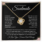 To My Beautiful Soulmate | I Love You Forever & Always | Love Knot Necklace - Gift for Wife, Fiancée, Girlfriend - ALL4THEGIFTOFIT
