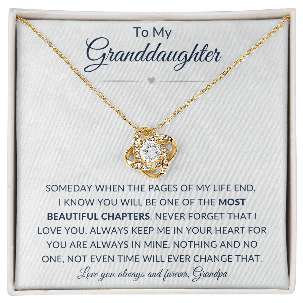 To My Granddaughter | Love You Always & Forever, Grandpa - ALL4THEGIFTOFIT