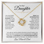 To Our Daughter | All We've Hoped For | Love, Mom & Dad | Love Knot Necklace - ALL4THEGIFTOFIT