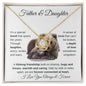 Father & Daughter | Forever Connected At Heart | Love Knot Necklace - ALL4THEGIFTOFIT