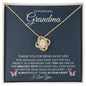 To My Beautiful Grandma | Always In Your Heart | Love Knot Necklace - Gift for Mother's Day, Birthday, Holidays - ALL4THEGIFTOFIT