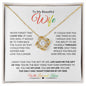 to My Beautiful Wife | You Are My Love | Love Knot Necklace - Gift for Soulmate, Birthday, Anniversary - ALL4THEGIFTOFIT