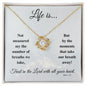 Life is... | Love Knot Necklace - Gift for Easter, Confirmation, Holidays, Birthdays - ALL4THEGIFTOFIT