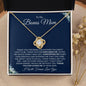 To My Bonus Mom | Thank You for Loving Me | Love Knot Necklace - Gift for Mother's Day, Birthdays, Holidays - ALL4THEGIFTOFIT
