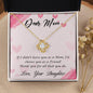 Dear Mom | Thank You | Love Knot Necklace - Gift for Mother's Day, Birthdays, Holidays, Just Because - ALL4THEGIFTOFIT