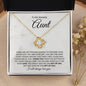 To My Amazing Aunt | Life Gave Me the Gift of You | Love Knot Necklace - ALL4THEGIFTOFIT