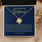 To My Smokin' Hot Girlfriend | Through My Eyes | Love Knot Necklace - ALL4THEGIFTOFIT