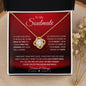 To My Soulmate | My Life, My Love, My Best Friend | Love Knot Necklace - Gift for Wife, Fiance, Girlfriend - ALL4THEGIFTOFIT